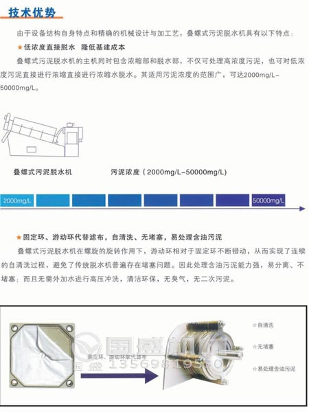 疊螺污泥脫水機(jī)優(yōu)缺點(diǎn)